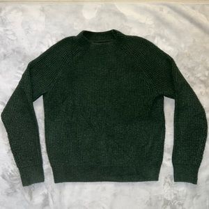 Banana Republic Dark Green Mock-neck Sweater